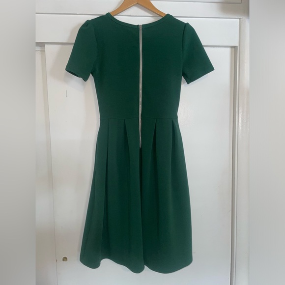 LuLaRoe Casual Dress with pockets. Size small. Green. - Picture 2 of 8